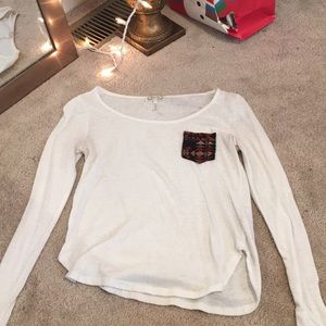 PacSun Long Sleeve T w Aztec Pocket